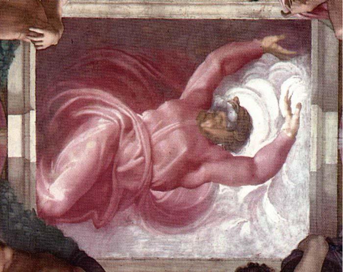Michelangelo Buonarroti Separation of Light from Darkness oil painting picture